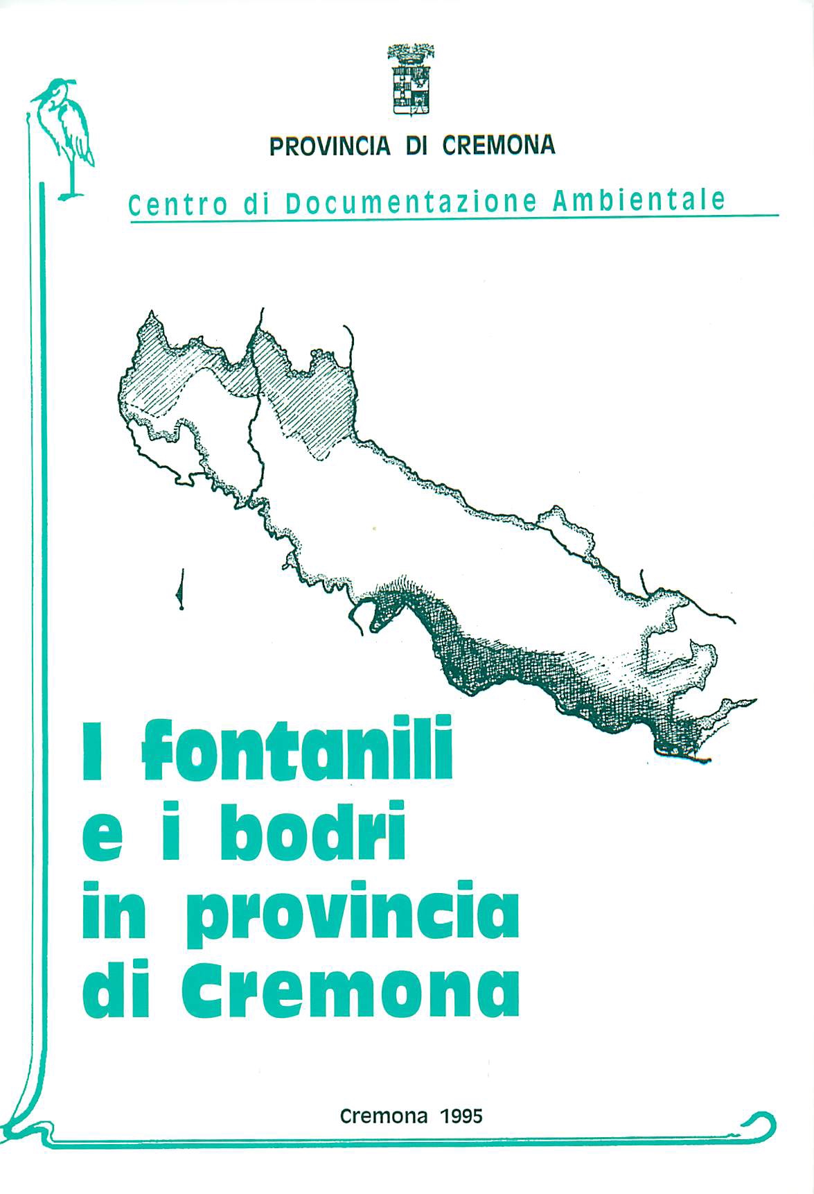 Copertina libro I fontanili e i bodri in provincia di Cremona
